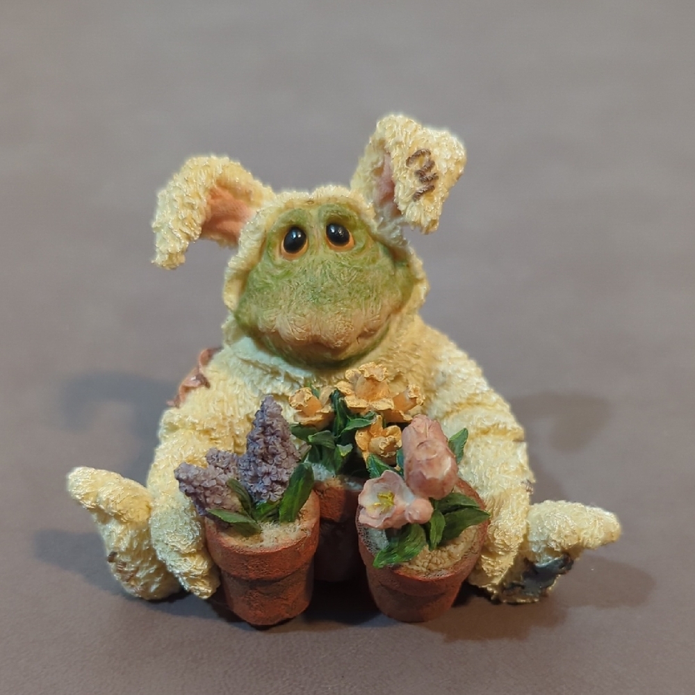 Boyds Bears And Friends Wee Folkstone Jeremiah Jellybean Pondhopper Frog Figure